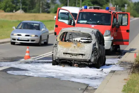 Jak ugasić samochód elektryczny i uniknąć niebezpieczeństwa pożaru