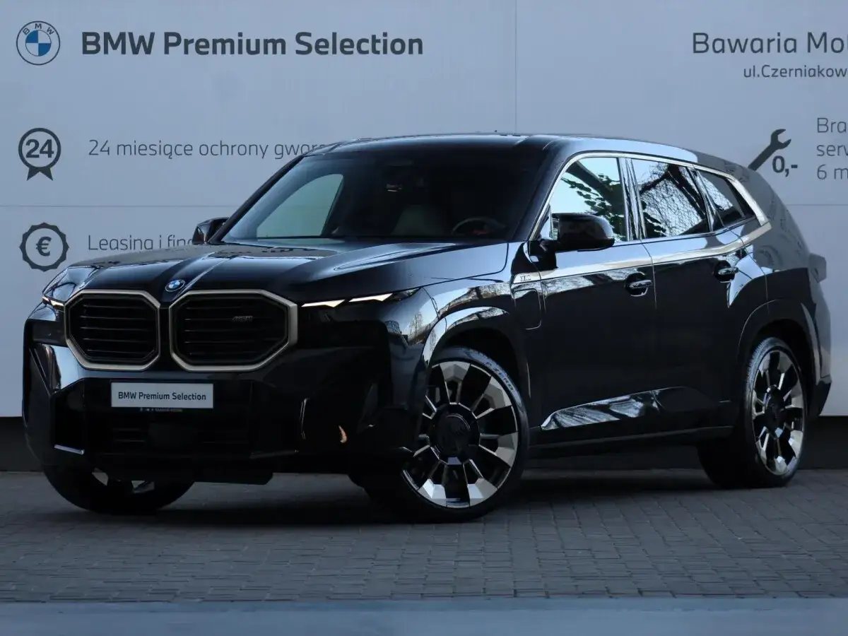 Czarny BMW XM na sprzedaż. Sprawdź atrakcyjną ofertę i BMW XM cena. Gwarancja 24 miesiące.